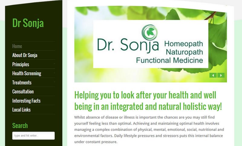 Dr Sonja van Niekerk Homepage